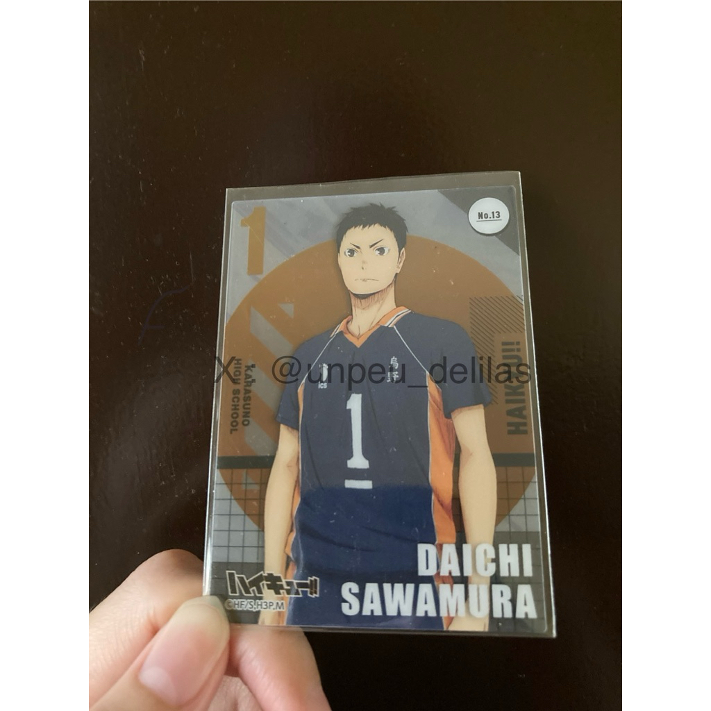 Daichi Sawamura Haikyuu Clear Card