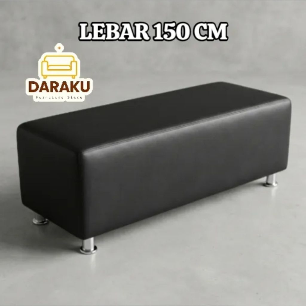 Sofa Bench Stool Puff Panjang Sofa Tunggu lebar 150cm Kursi Tunggu Kursi Cafe Kursi Barber