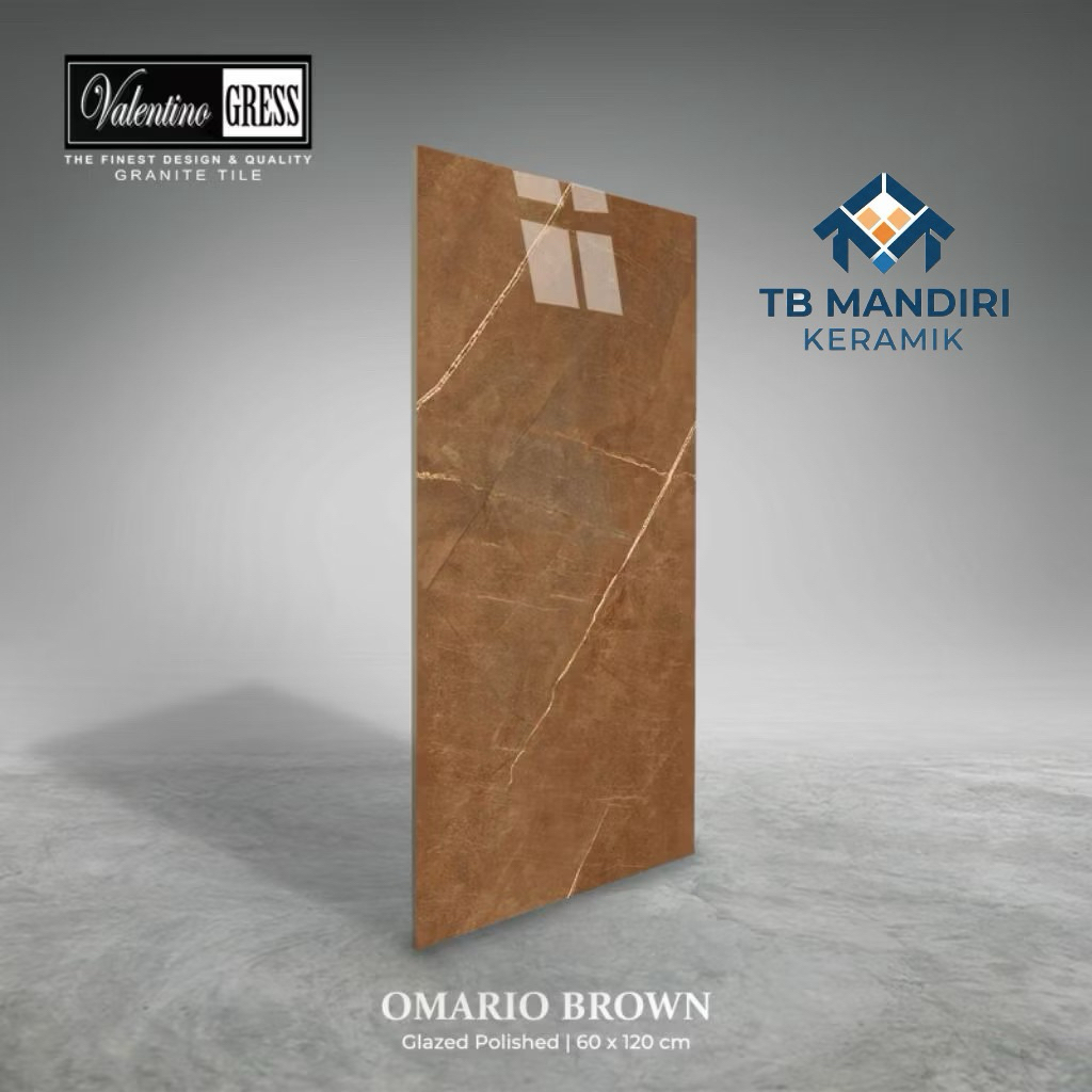 Granit 60x120 Valentino Gress Omario Brown | Glazed Polished