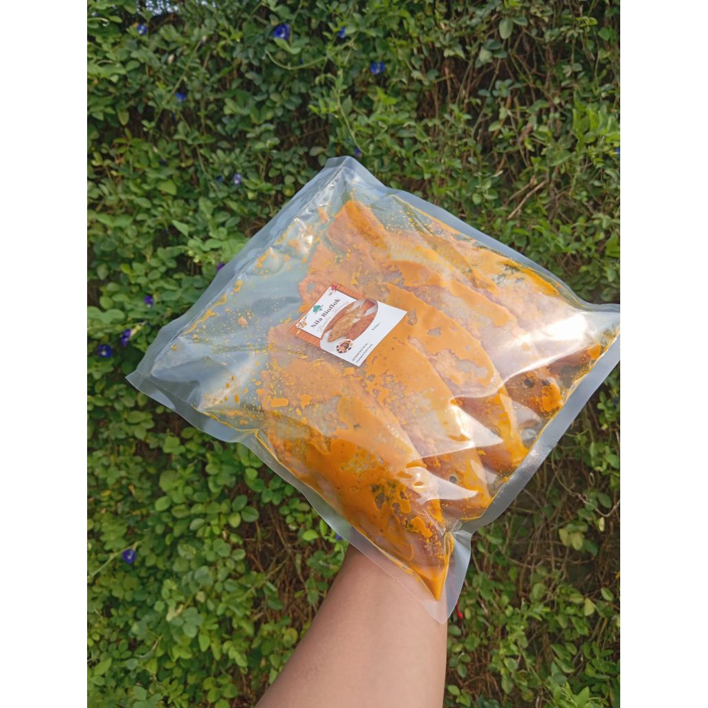 FROZEN IKAN NILA BIOFLOK MARINASI BUMBU KUNING SIZE 5