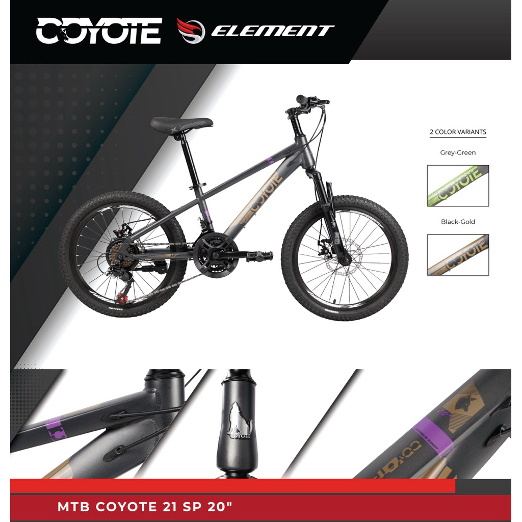 SEPEDA MTB ELEMENT COYOTE 20”