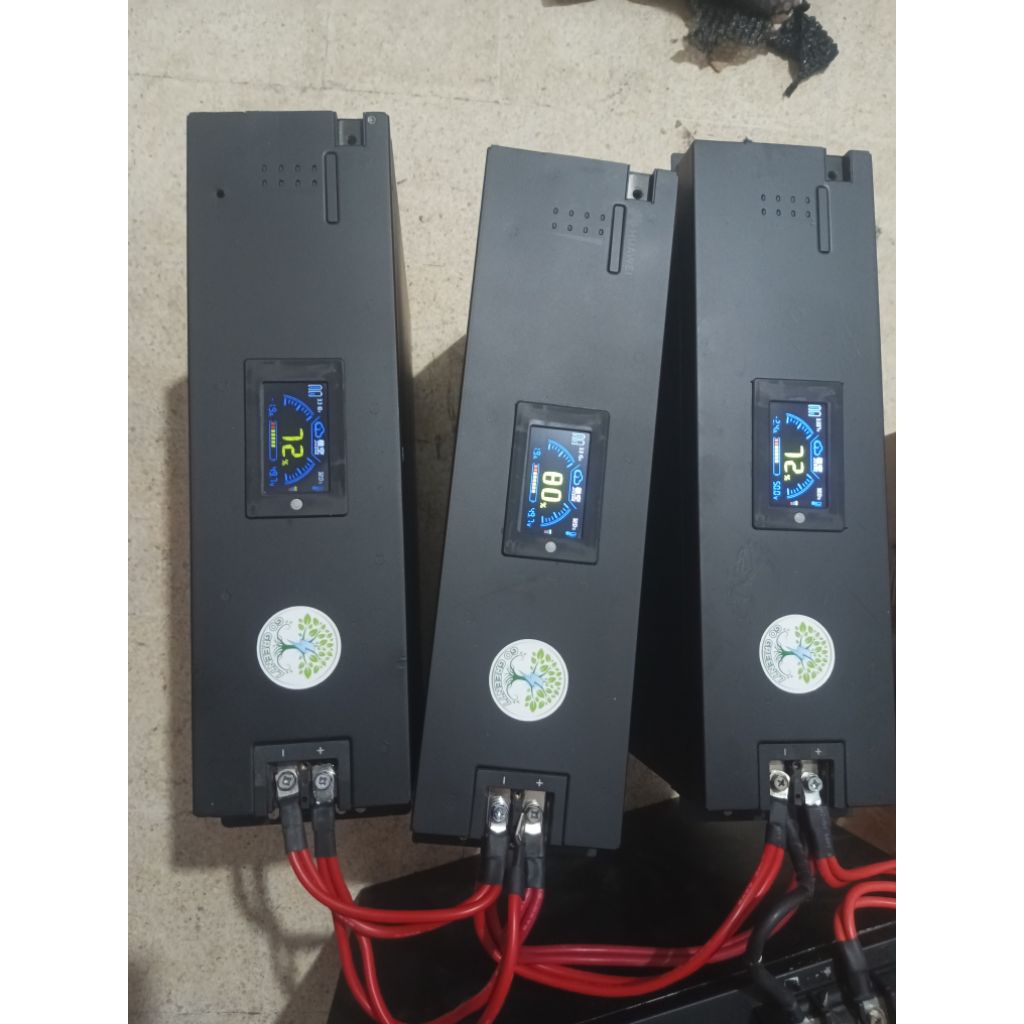Lifepo4 48v 100ah bms smart jikong + lcd cell th 2024 akhir - 2025