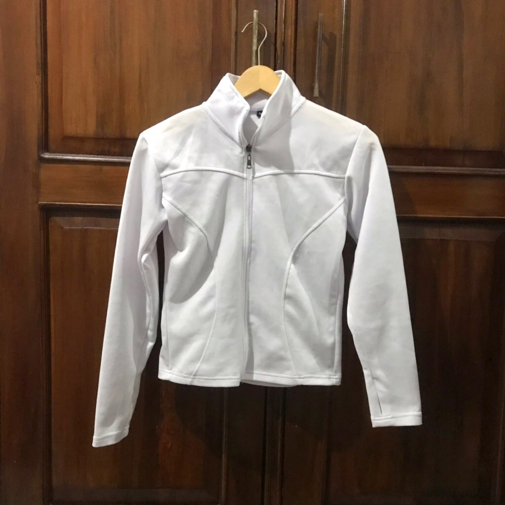 Preloved Jaket Sport Jaket Olahraga Putih