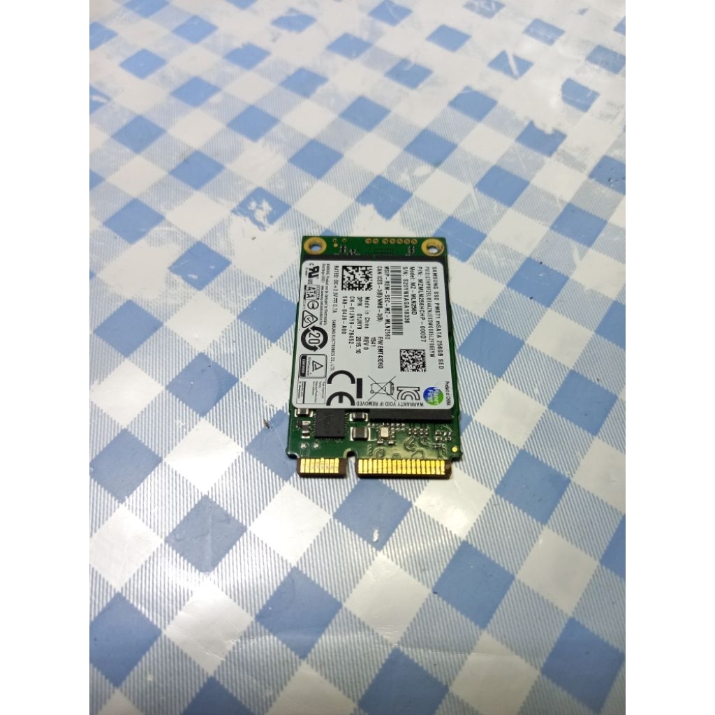 SSD SAMSUNG 256GB_MSATA MODEL MZ-MLN256D UNIT GARANSI