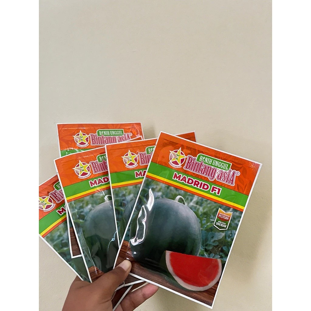 TERLARIS !!!! BENIH SEMANGKA MADRID F1 NON BIJI 20 Gr - SEMANGKA SUPER NON BIJI