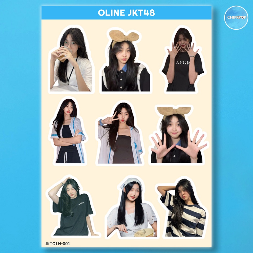 ONIEL STIKER JKT 48 I STIKER JKT 48 I JKT 48 NEW ERA I STIKER ONIEL JKT48 I STIKER HOLOGRAM JKT48