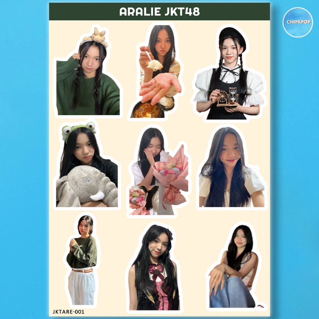 ARALIE STIKER JKT 48 I STIKER JKT 48 I JKT 48 NEW ERA I STIKER ARALIE JKT48 I STIKER HOLOGRAM JKT48