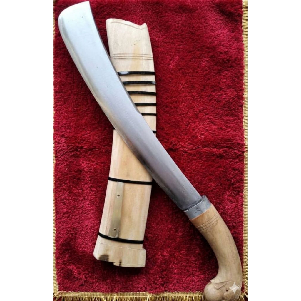 Golok Galonggong Kayu Kuat - Multifungsi Kerja Kebun - Bilah 30cm