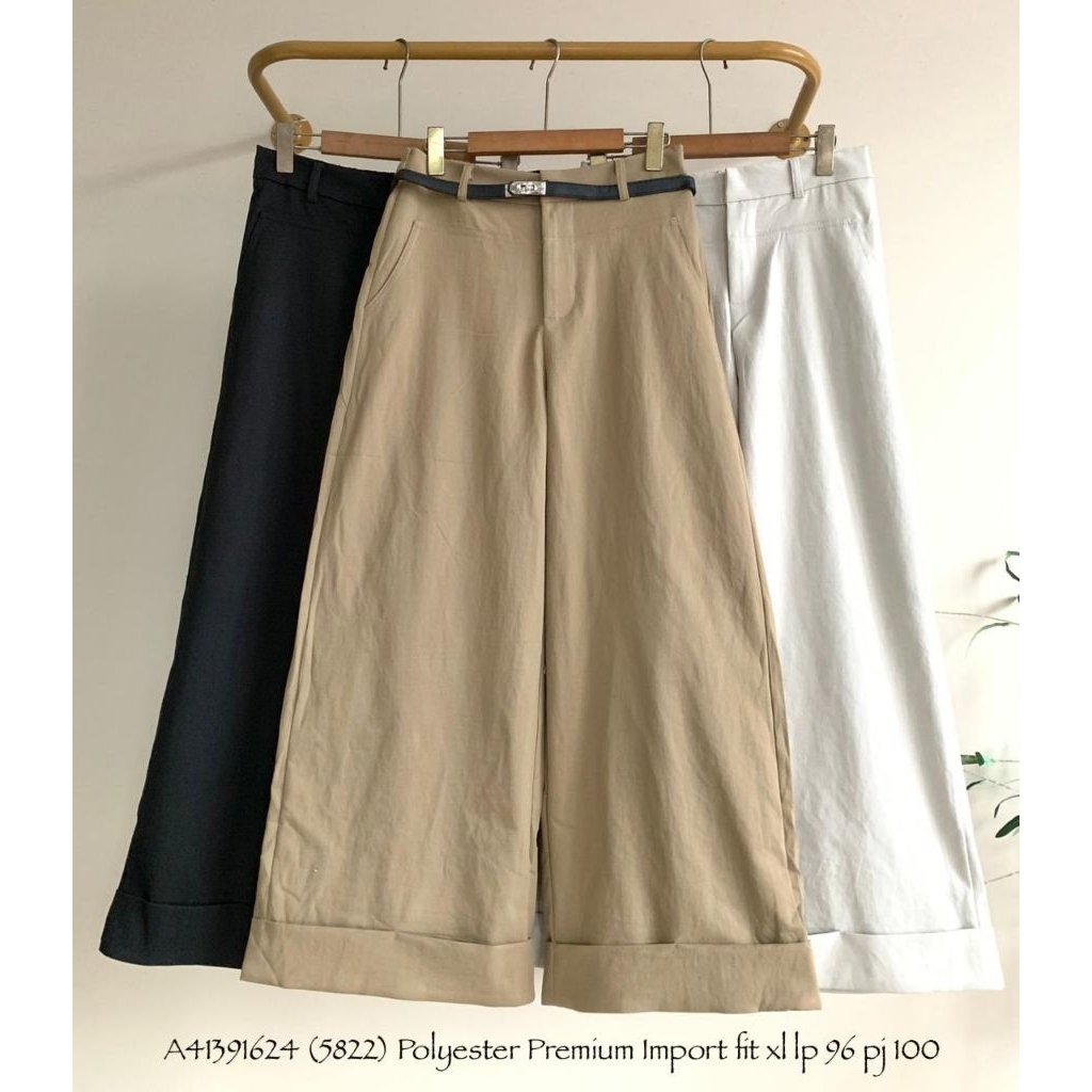 Celana kulot polyester premium