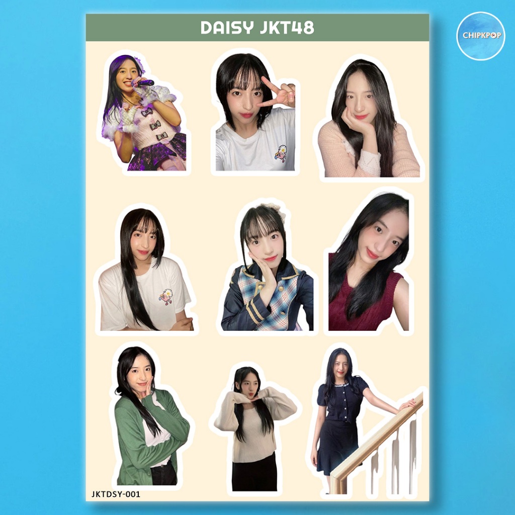 DAISY STIKER JKT 48 I STIKER JKT 48 I JKT 48 NEW ERA I STIKER DAISY JKT48 I STIKER HOLOGRAM JKT48