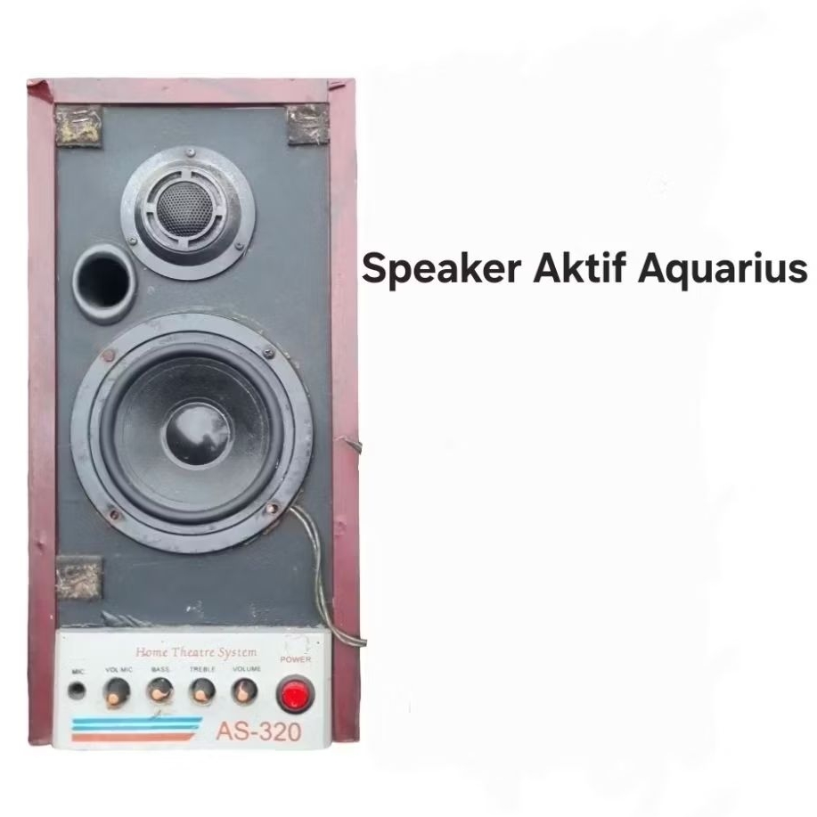 Salon/Speaker Aktif Aquarius AS-320 6 inchi Bekas Mulus