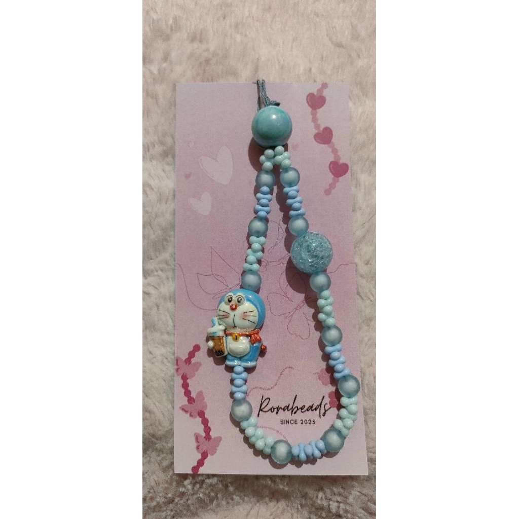Strap Handphone/ Gantungan Hp Doraemon Blue