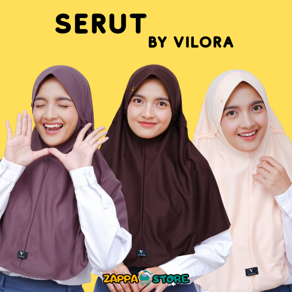 Vilora Serut (ORI by Vilora) Hijab Kaos