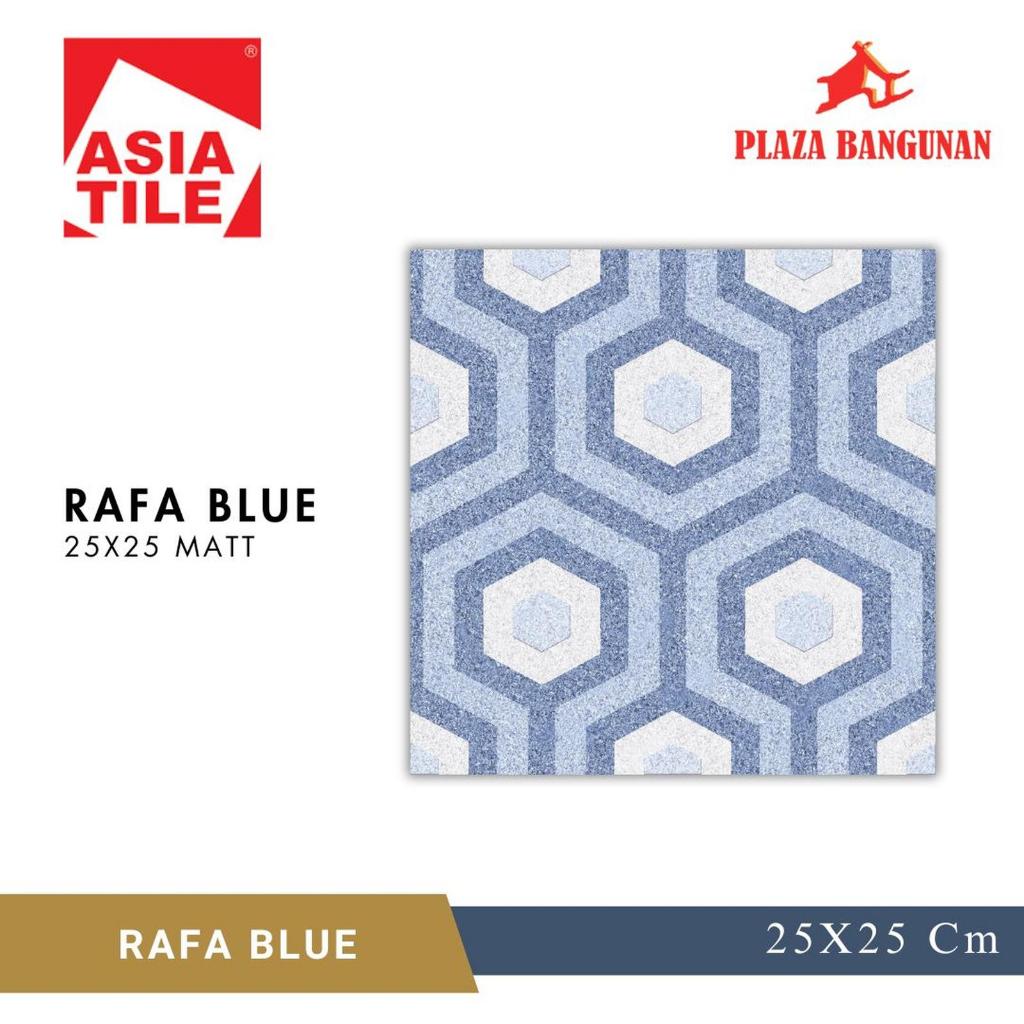 KERAMIK ASIA TILE 25X25 RAFA BLUE