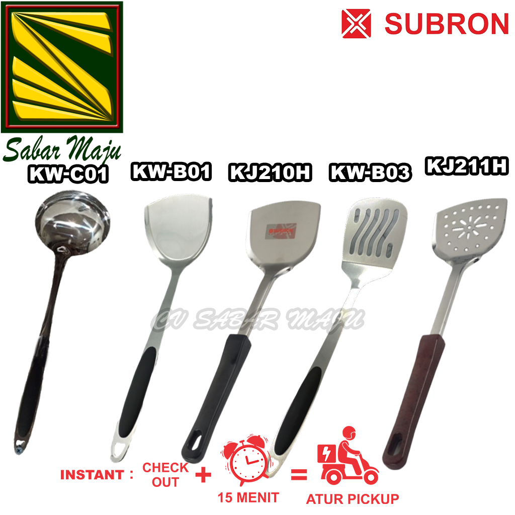 SUBRON Sodet Kipas / Spatula Kipas / Irus Stainless Tebal