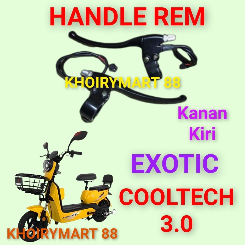 handle rem exotic cooltech 3.0 handle rem sepeda listrik exotic cooltech 3.0