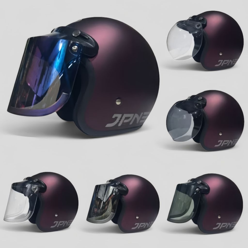 Helm jpn ungu violet doff ORIGINAL 100% Asli