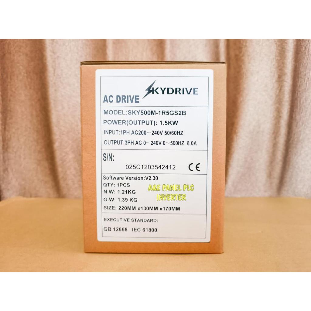 SKY500M-1R5GS2B SKYDRIVE SKY500M-1R5GS2B INPUT 1 PHASE 1,5KW 240 V
