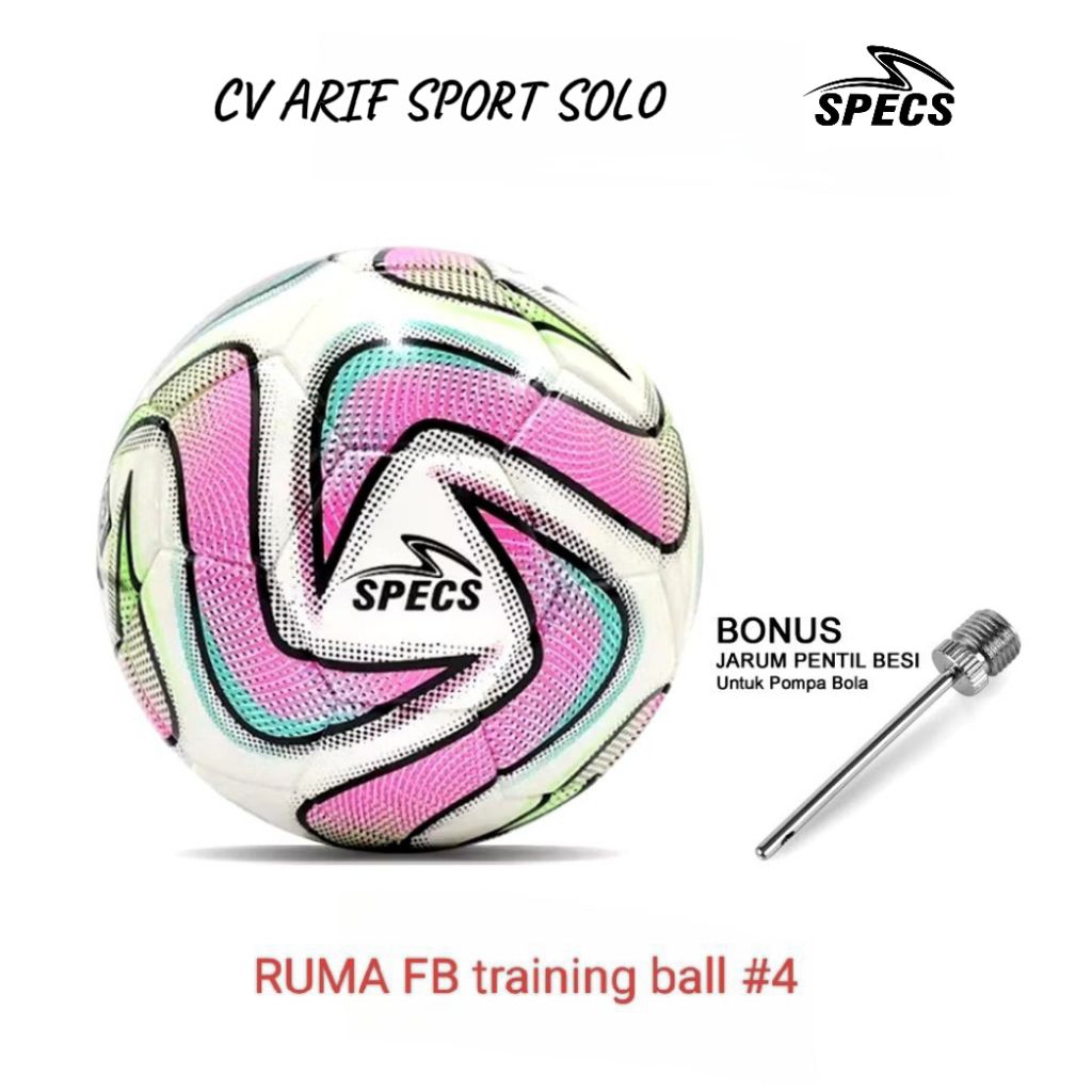 BOLA SEPAK SPECS SIZE 4 RUMA FB TRAINING BALL #4 ORIGINAL 100% BNWT