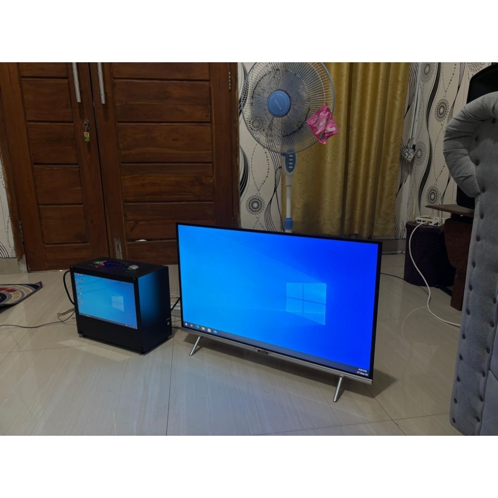 VMIX 2CH INPUT HDMI BUKAN SETTINGAN MJPG.VMIX PAKAI CASING VMIX MINI PORTABEL+LCD 14” READY 1 SAJA