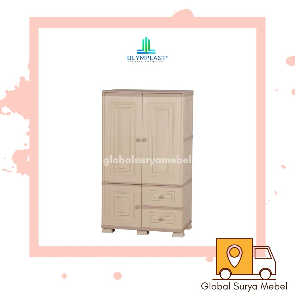 Olymplast OTC Baby Locker / Lemari Pakaian Anak / Lemari Plastik Gantungan