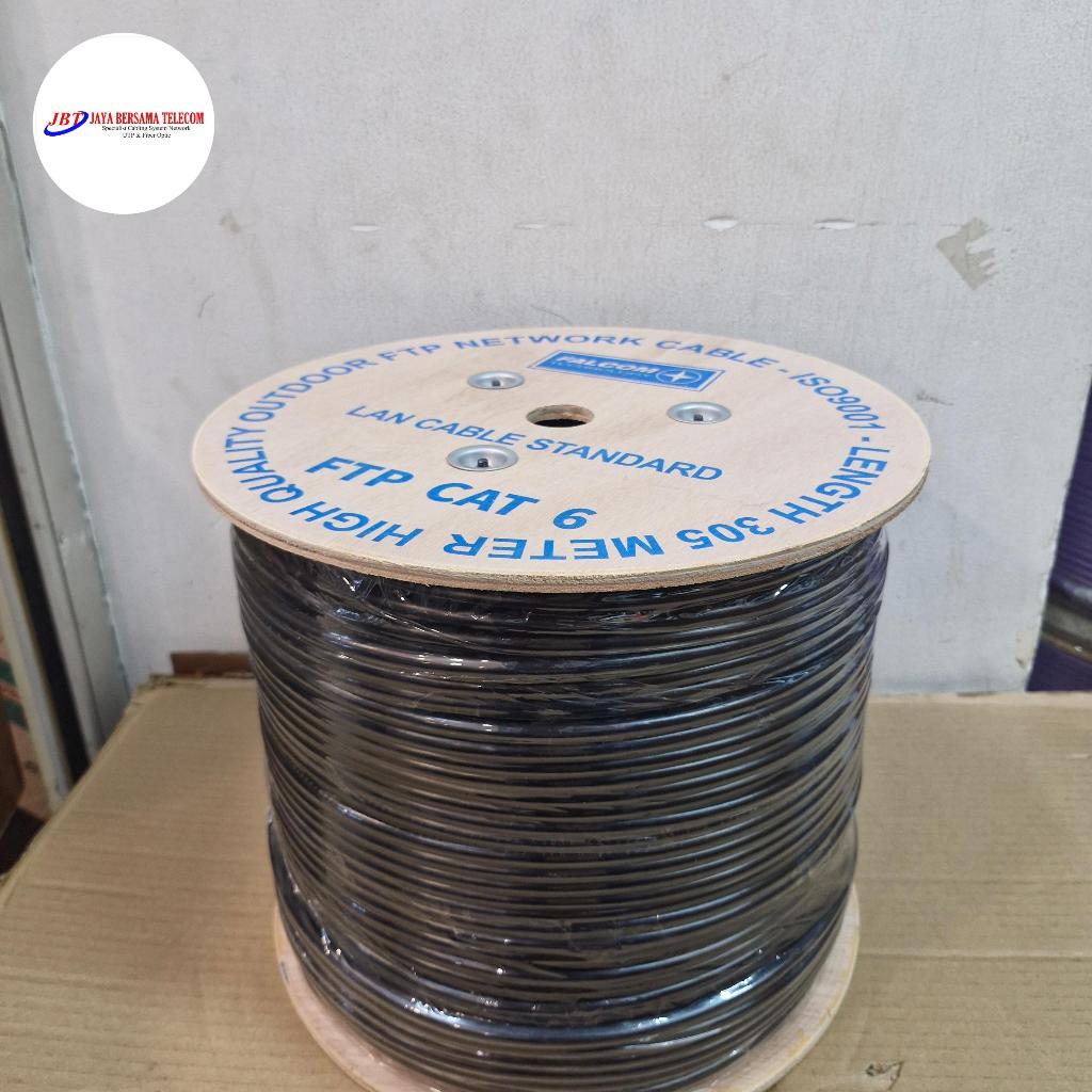 KABEL FTP CAT.6 OUTDOOR DOUBLE JACKET FALCOM 4PAIR 23AWG 305METER / KABEL FTP CAT.6 OUTDOOR DOUBLE J