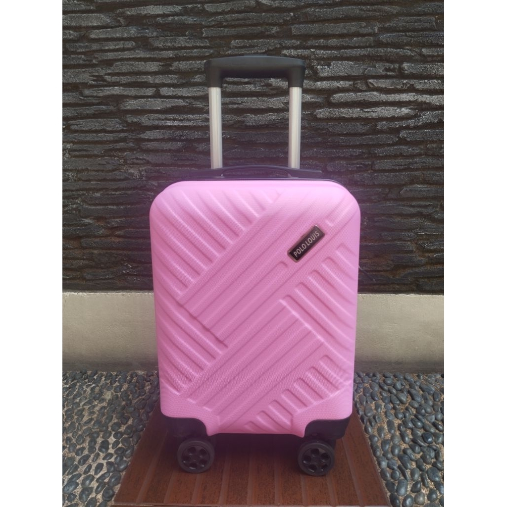 KOPER/TAS TRAVEL MINI POLO PINK UKURAN 16 INCH MASUK CABIN PESAWAT.