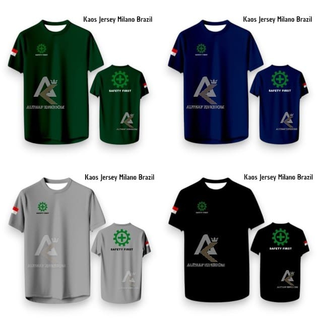 KAOS SAFETY WANGKI SAFETY LENGAN PENDEK SERAGAM SAFETY