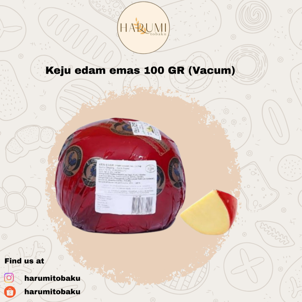 Keju Edam Cap Ayam Jago Emas - 100 Gr