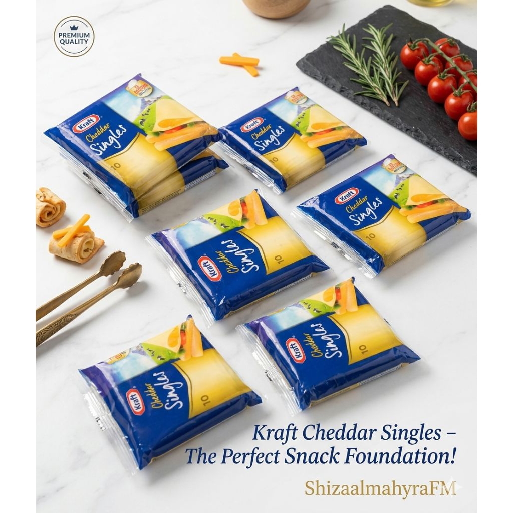 Keju Slice Kraft Cheddar 10 Slice Termurah