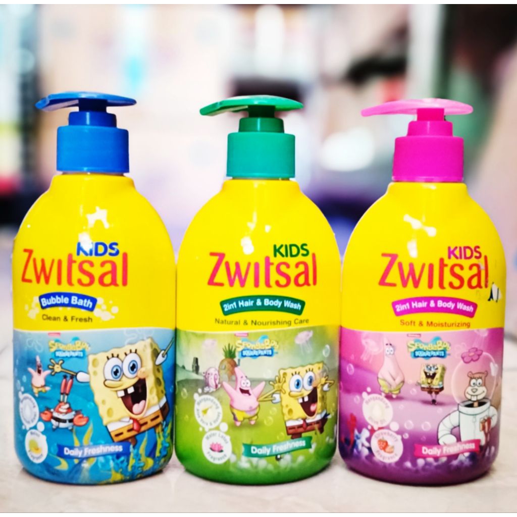 Zwitsal Kids 2in1 Hair & Body Wash 280ml | Sabun Mandi Anak Zwitsal