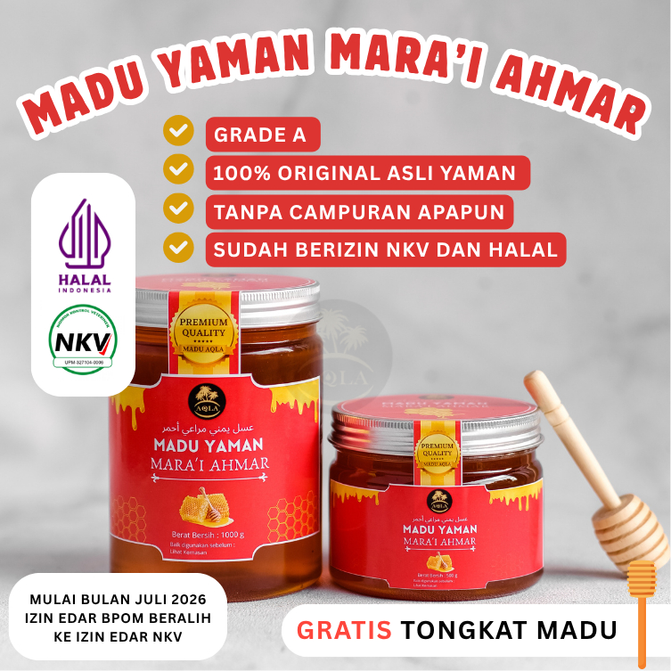 MADU YAMAN MARA'I AHMAR KUALITAS TERBAIK ASLI 100% / MADU YAMAN MARAI MAROI