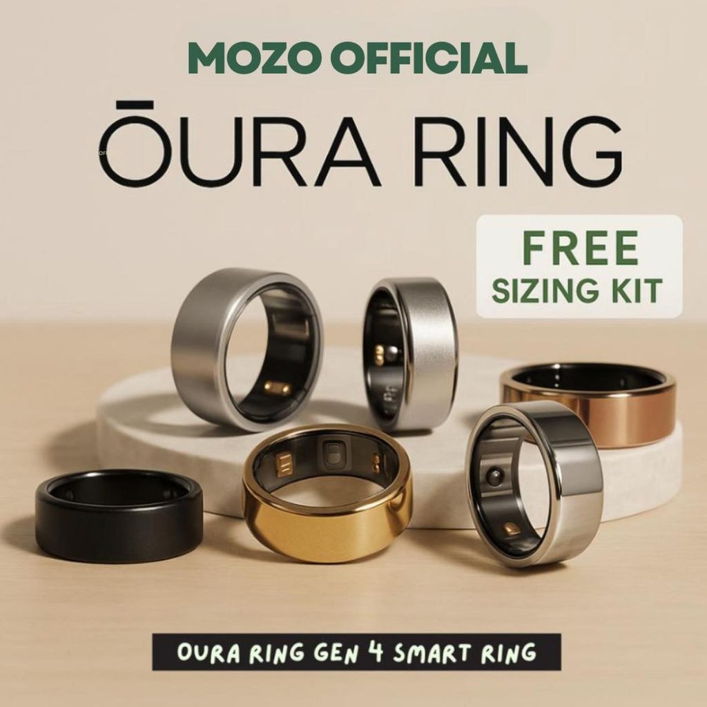Oura Ring Gen 4 - Smart Ring - Sleep Tracking Wearable Kesehatan CINCIN PINTAR KESEHATAN (FREE SIZIN