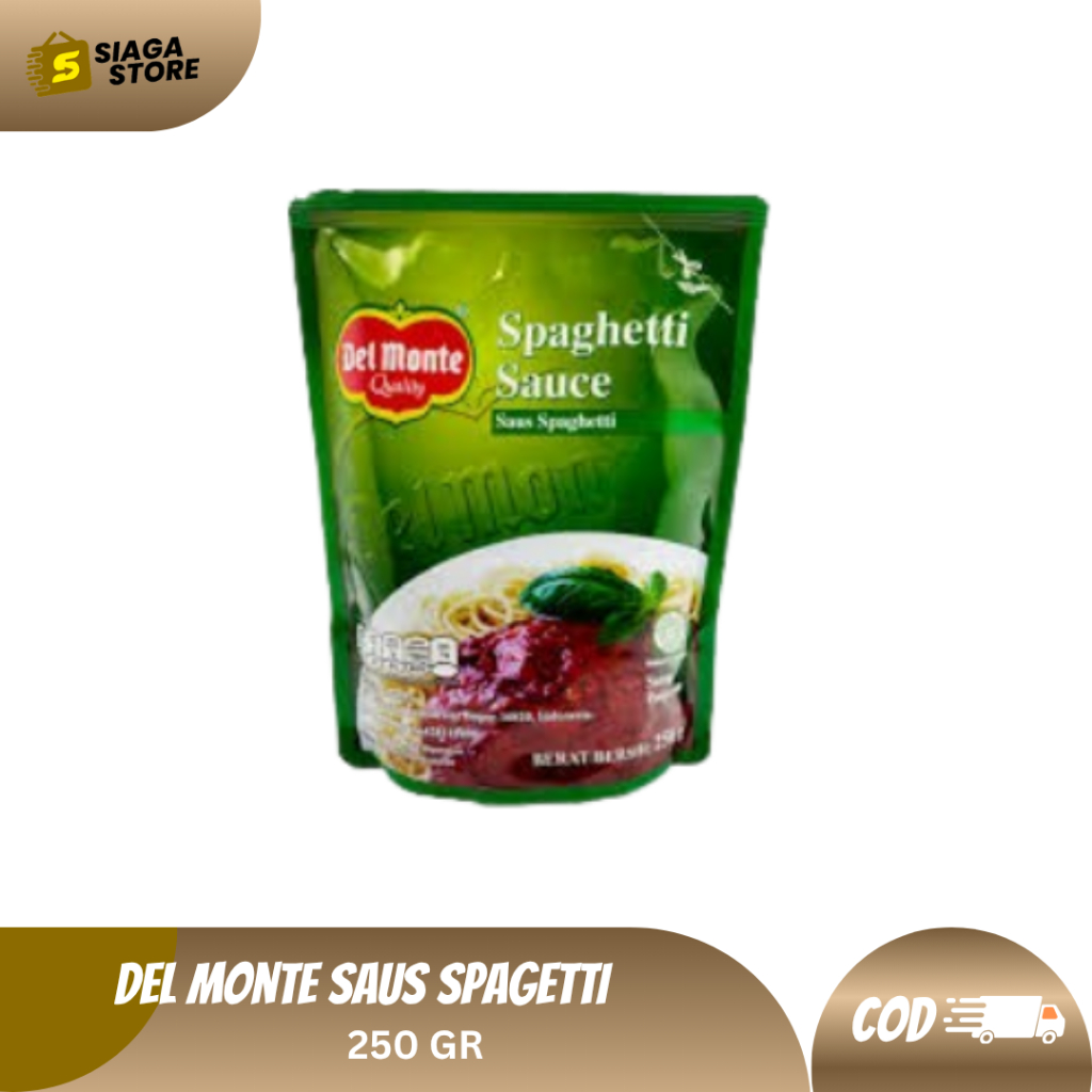 Del Monte Saus Spagheti 280 GR Saus Spageti Pouch Instan Praktis ECERAN [BELI BNAYAK LEBIH HEMAT]