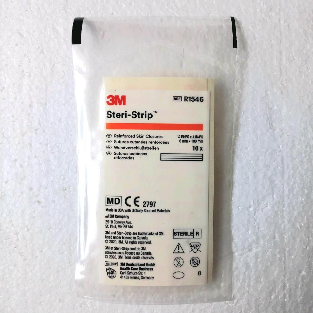 Eceran | Steri strip 3M R1546 | Steril Strip Skin Closures Plester Luka Tanpa Jahit  - Perpcs