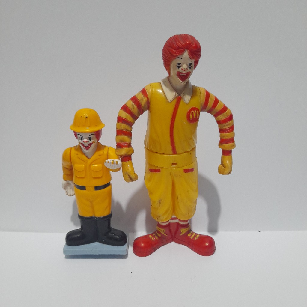 Set Mainan Mascot mcd Ronald (Second)