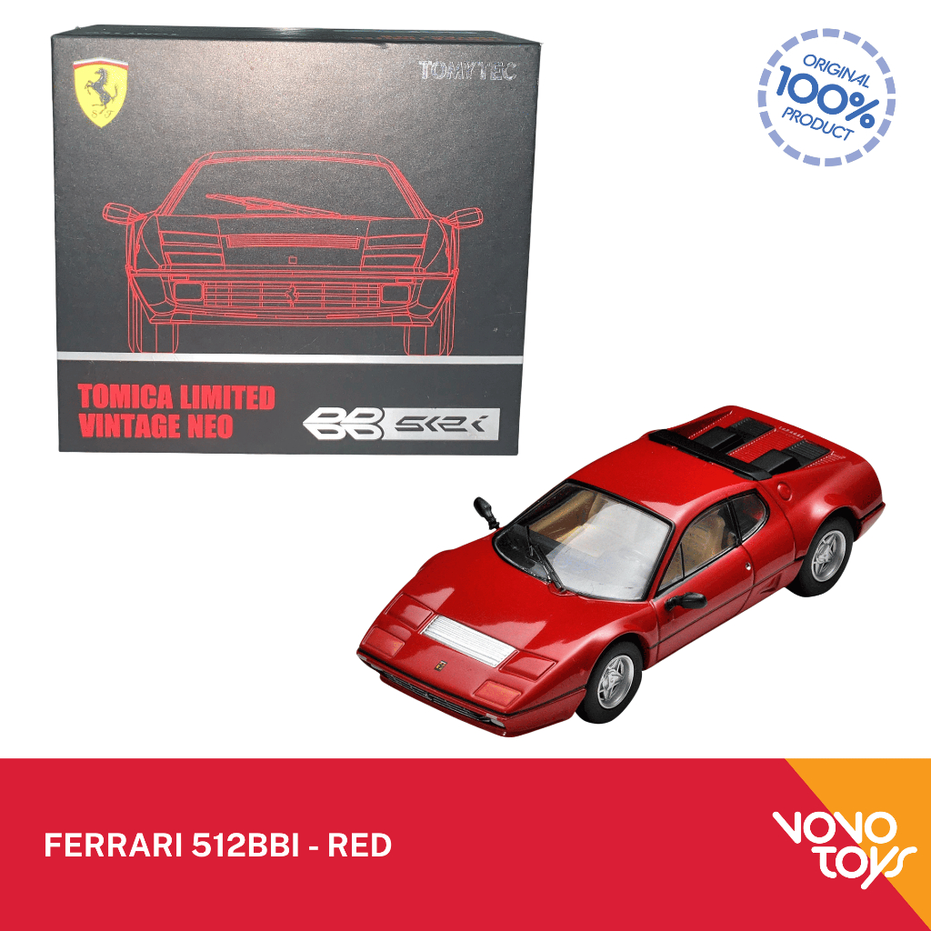 Tomica Limited Vintage Neo Ferrari 512BBi - Red