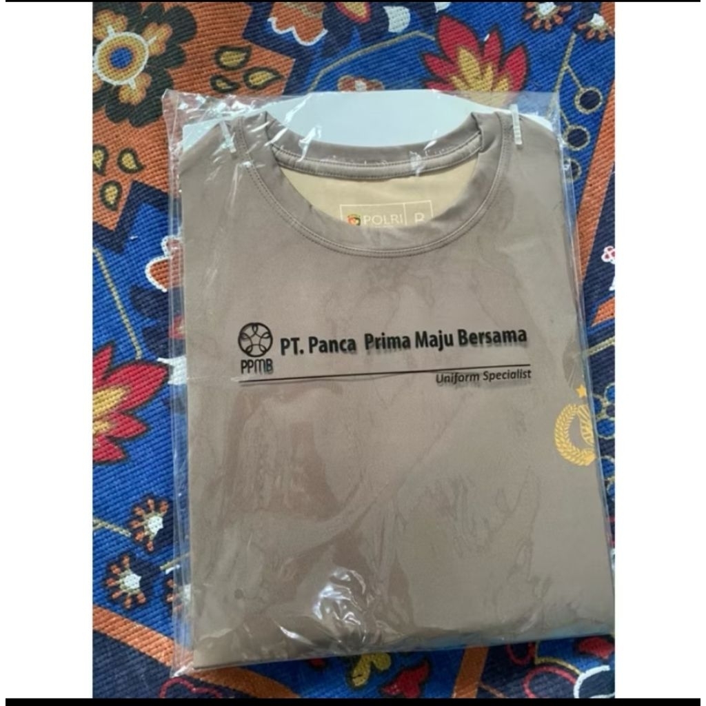 Kaos Jatah Polri PT Panca / kaos Polisi /Kaos Jatah Polri
