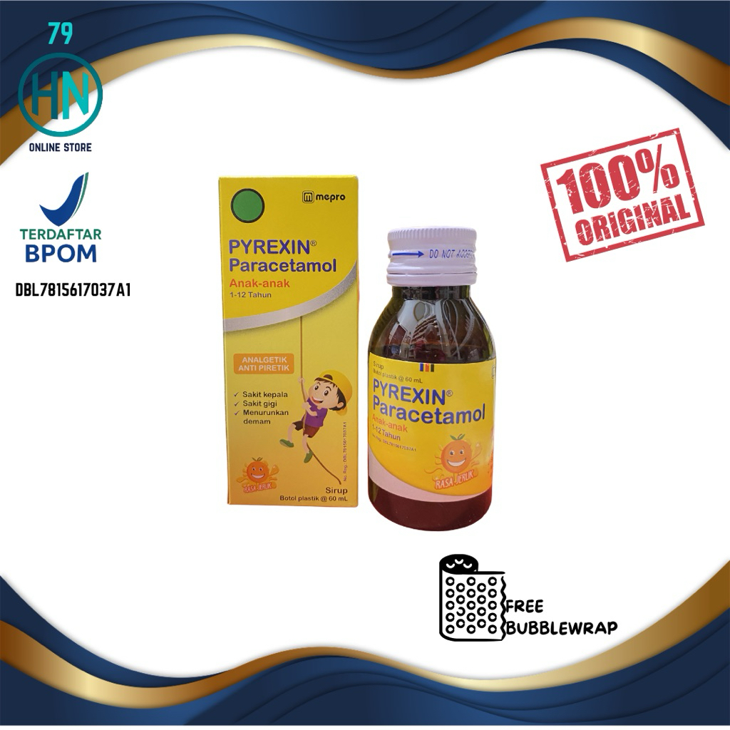 Pyrexin Paracetamol Sirup
