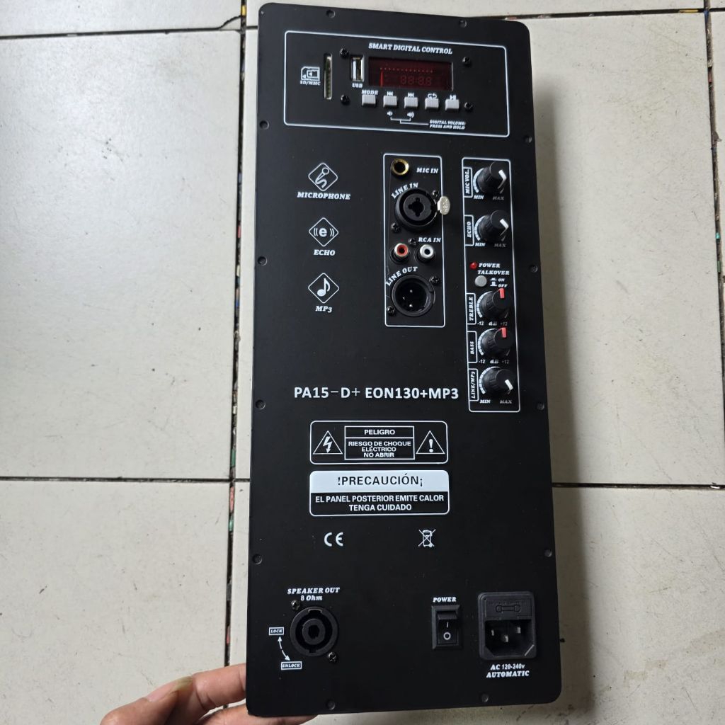 POWERKIT JBL EON MESIN SPEAKER AKTIF PA15-3+EON130+MP3 KIT SPEAKER AKTIF BLUETOOTH USB SD ECHO UK 16