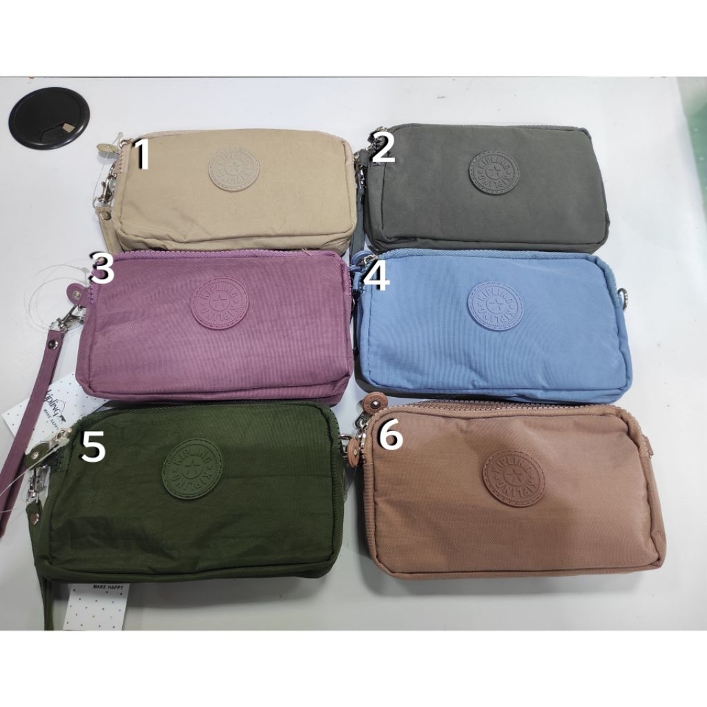 DOMPET HP / DOMPET UANG / TAS SELEMPANG MINI KIPLING 202 TALI PANJANG 2 RUANG