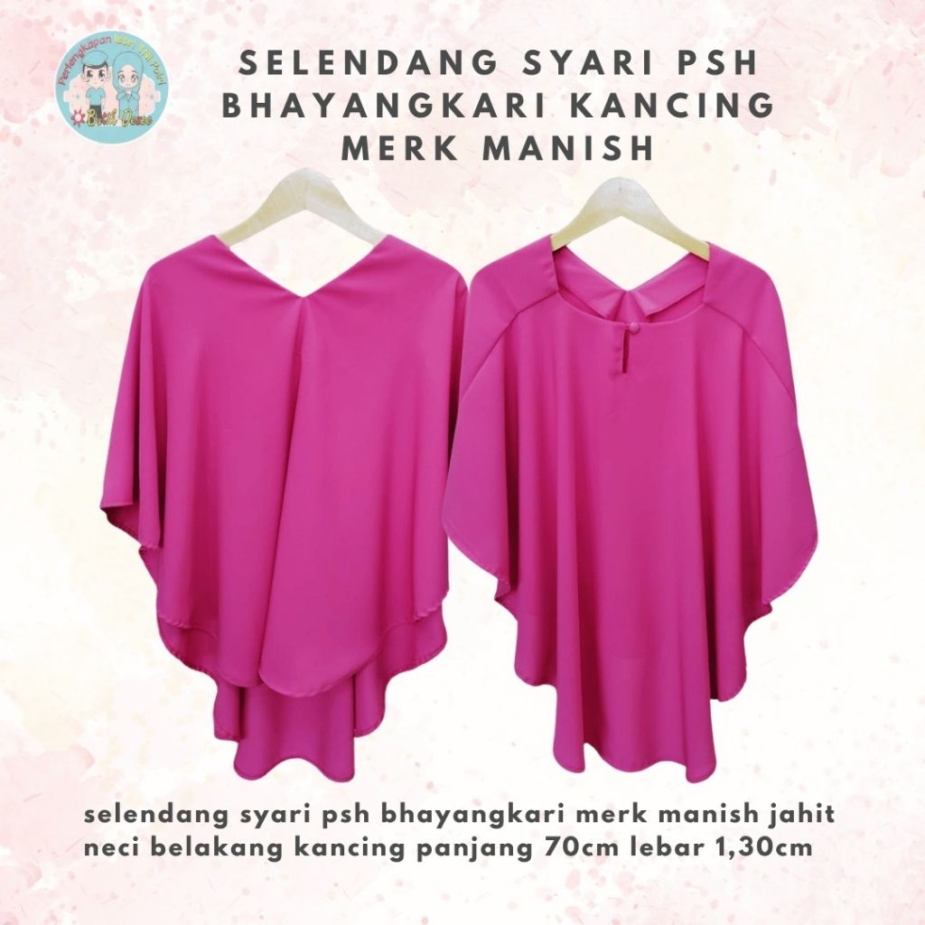 SELENDANG SYARI PSH BHAYANGKARI MODEL KANCING
