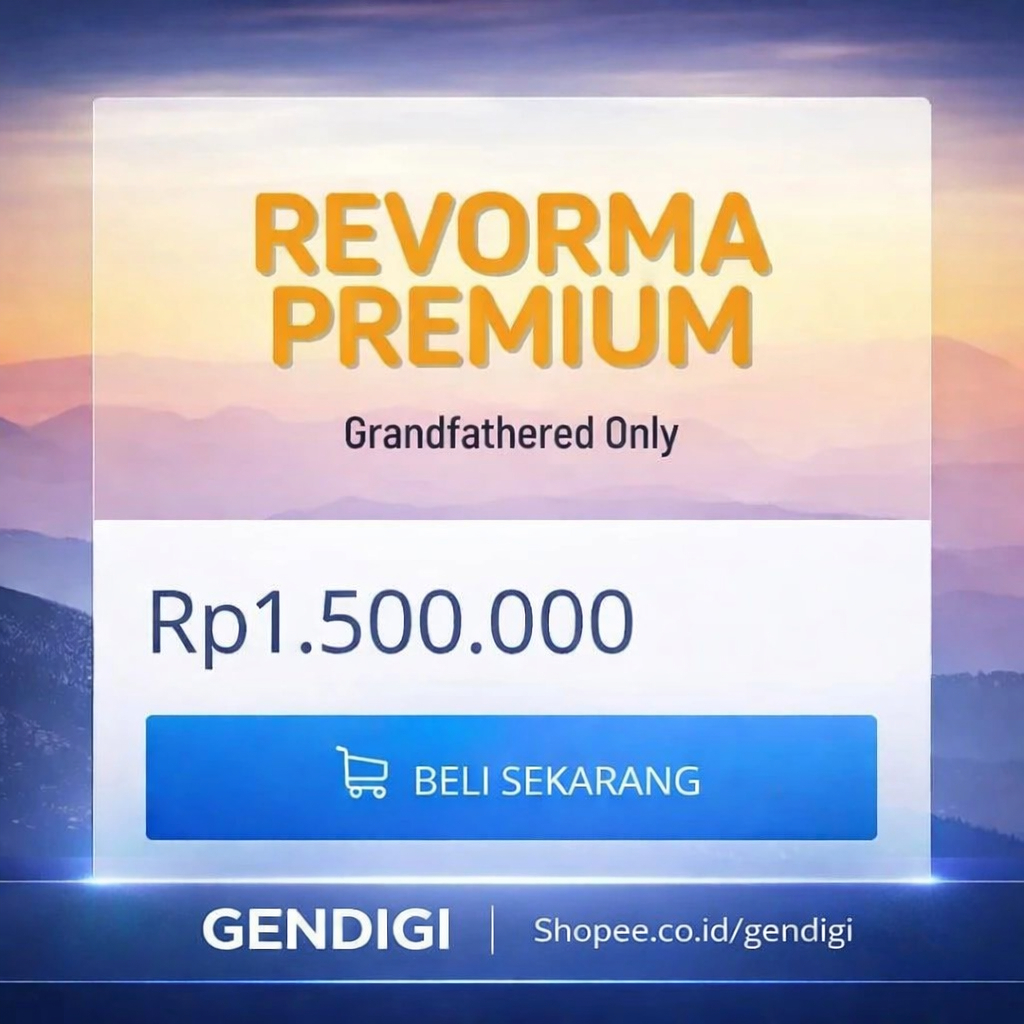 REVORMA PREMIUM ADSENSE COURSE - Rahasia Adsense Dan Tingkatkan Skill SEO Anda