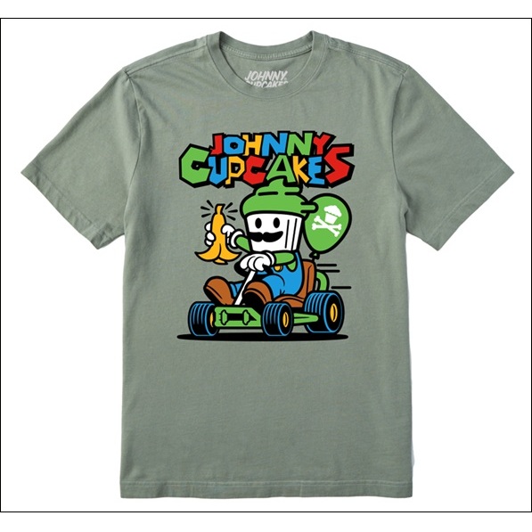 JOHNNY CUPCAKES RED RACING GREEN SIZE L
