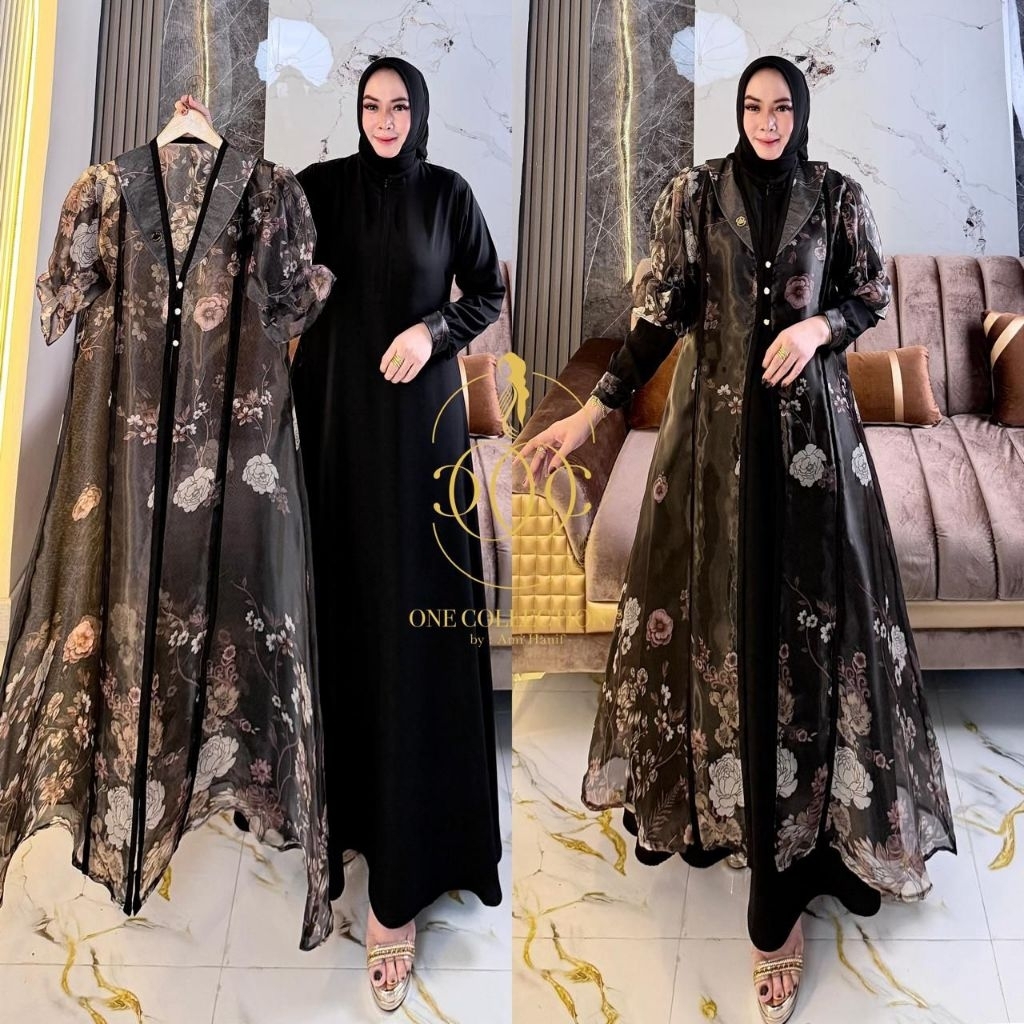 gamis set outer gamia kekinian