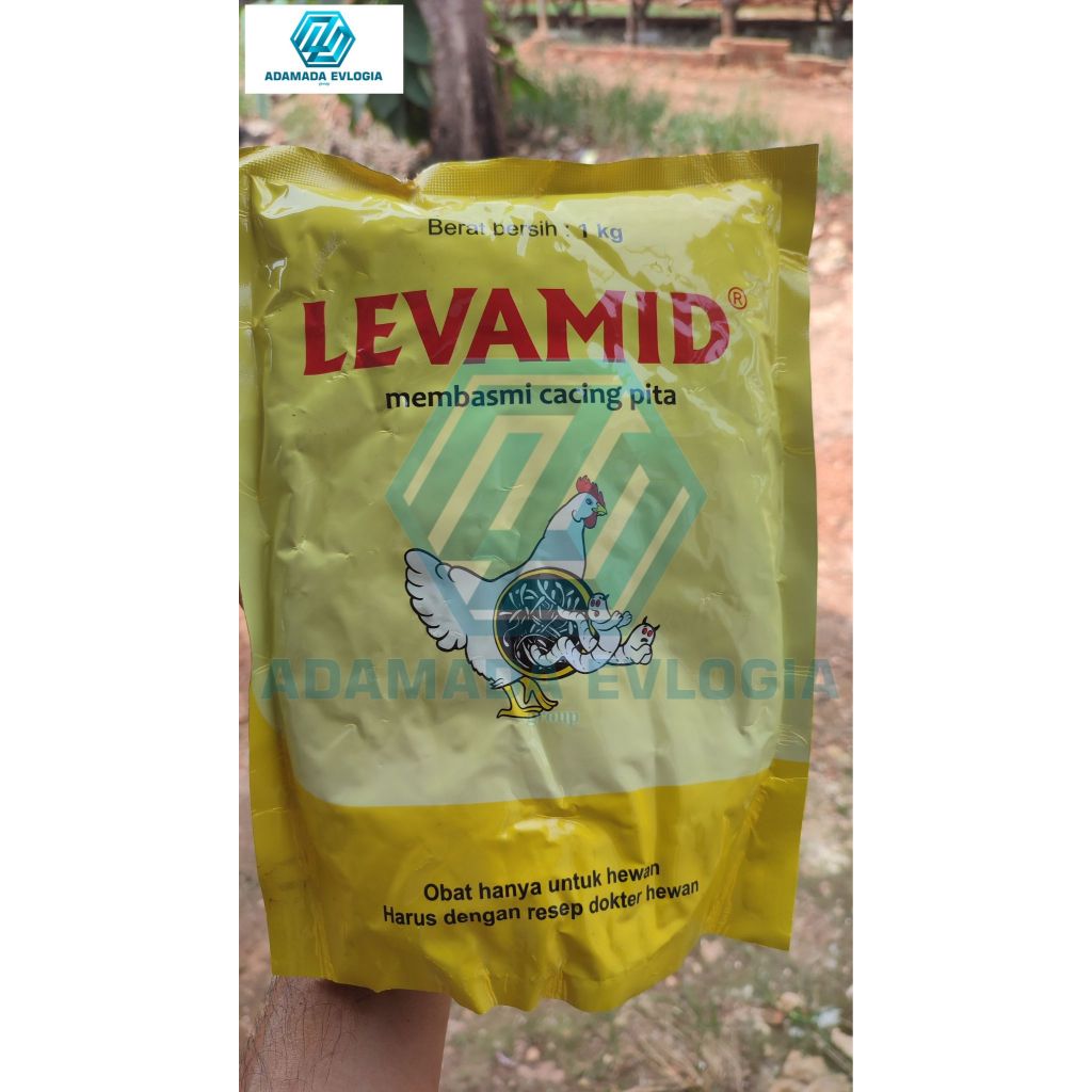 Levamid 1kg Obat Cacing Ayam Ampuh | Atasi Cacingan, Ayam Kurus & Nafsu Makan Turun | Obat Ternak Ay