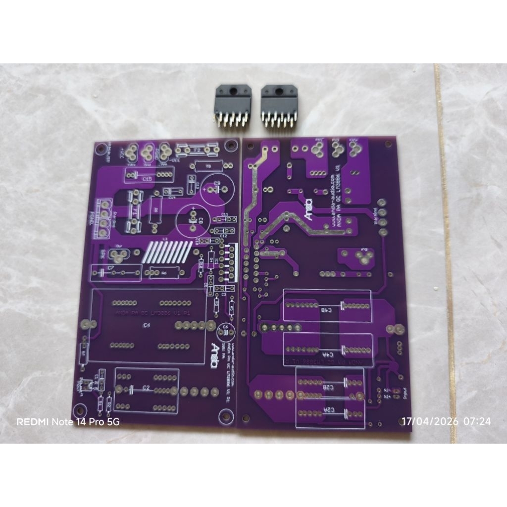 PCB ANDA LM3886 & CHIP LM3886