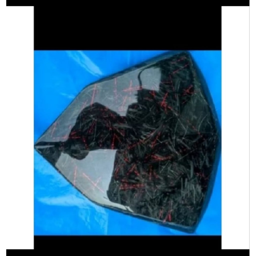 visor Vario 125 150 LED old carbon kevlar asli