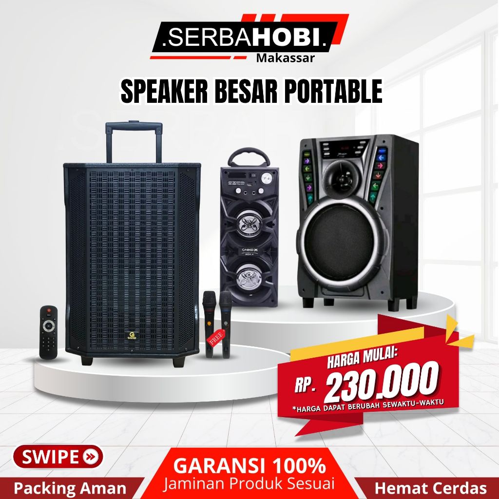 SPEAKER PORTABLE BLUETOOTH / SPEAKER GPOWER / SPEAKER KARAOKE