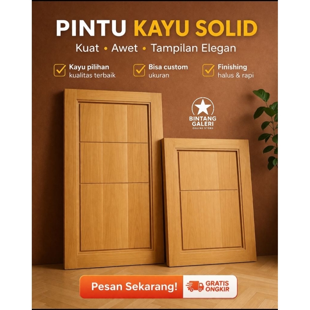 Pintu Kayu Model Koboy Pintu Dapur atas bawah Murah